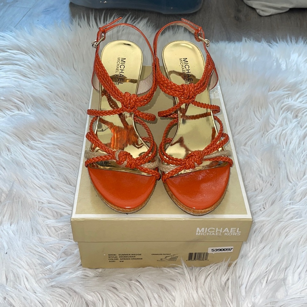 Michael Kors Knotted leather espadrilles